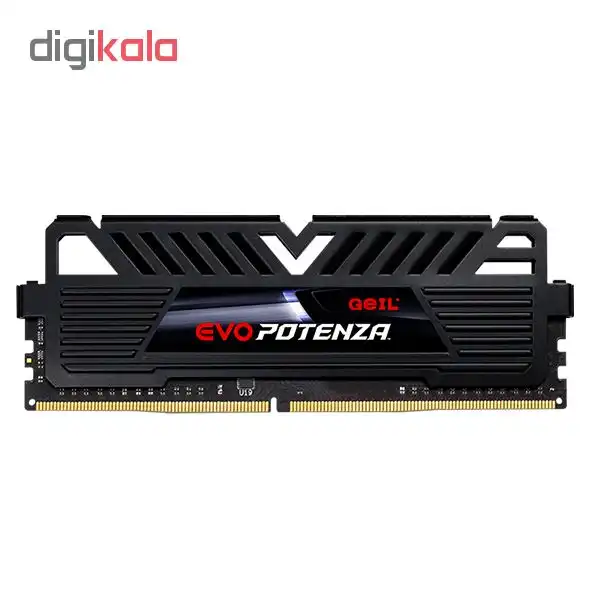 رم دسکتاپ DDR4 تک کاناله 3200 مگاهرتز CL16 گیل مدل Evo Potenza ظرفیت 8 گیگابایت