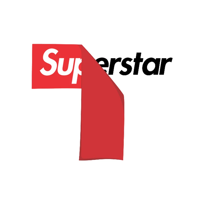 استیکر تزئینی موبایل طرح Superme مدل STM1217