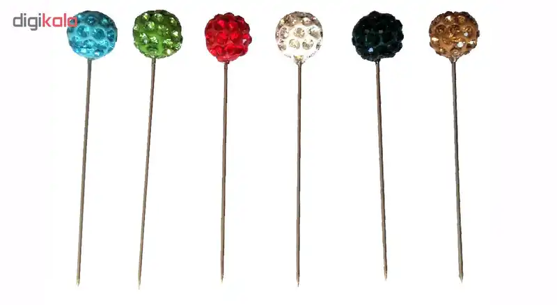 سوزن روسری زنانه کد 23 مجموعه 6 عددی