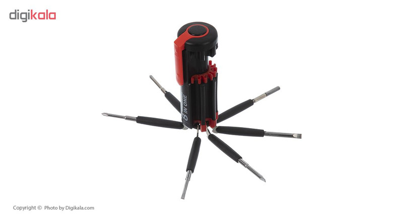 مجموعه 8 عددی پیچ گوشتی تاشو کد 009