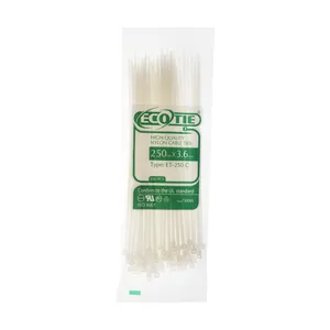 ECOTIE ET-250 C Nylon Cable Ties Pack of 100