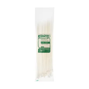 ECO TIE ET-370C Nylon Cable Ties  Pack of 100