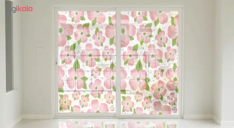 استیکر شیشه طرح گل کد 18