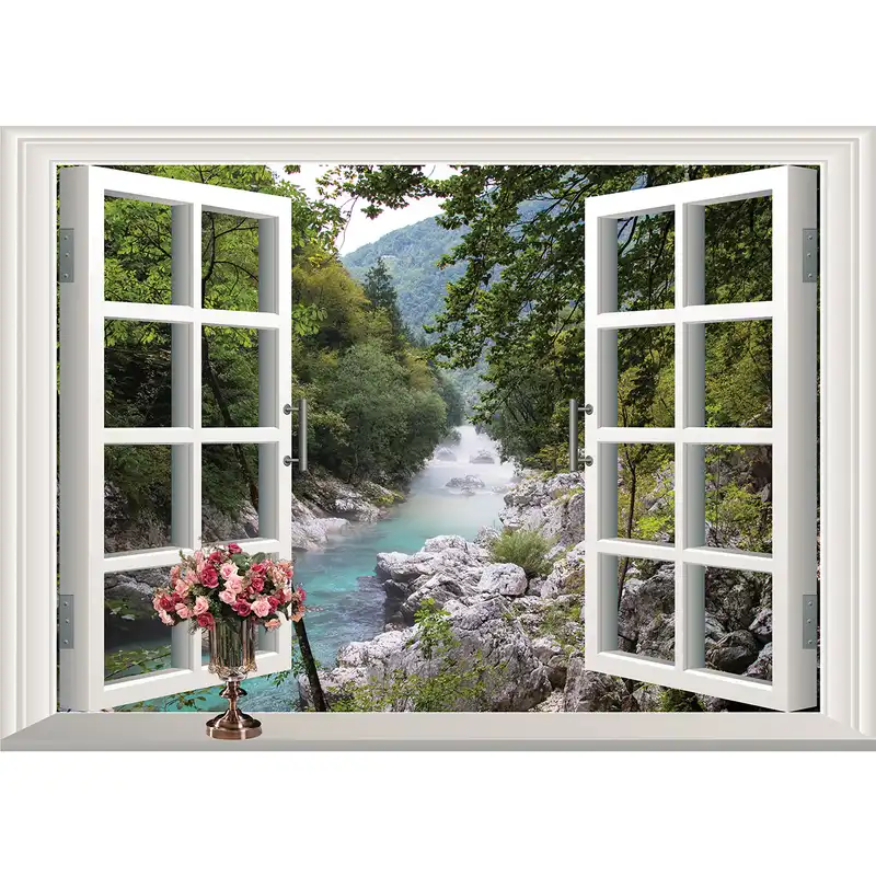 استیکر پنجره مجازی مدل رودخانه رویایی