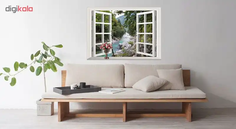 استیکر پنجره مجازی مدل رودخانه رویایی