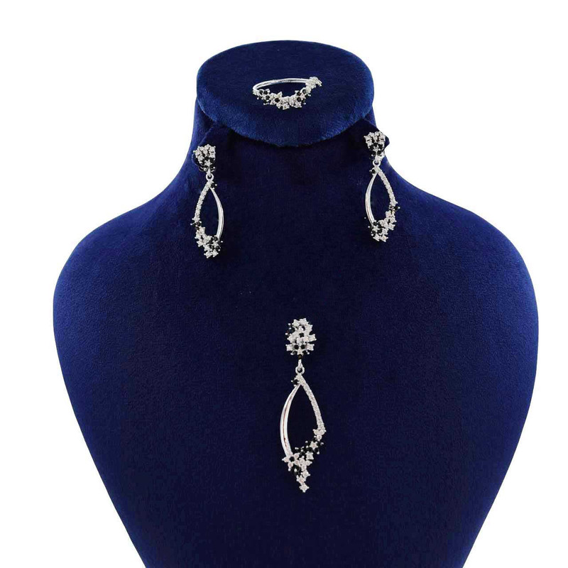 نیم ست طلا 18 عیار زنانه کانیار گالری کد NM3