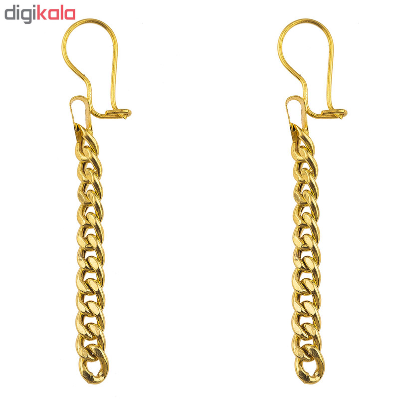 گوشواره طلا 18 عیار زنانه کد EA154 - 2
