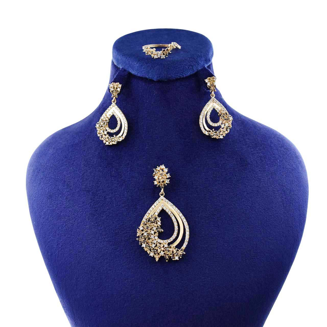 نیم ست طلا 18 عیار زنانه کانیار گالری کد NM6