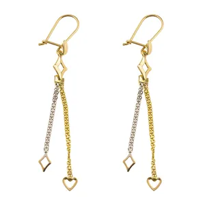 گوشواره طلا  18 عیار زنانه کد EA155