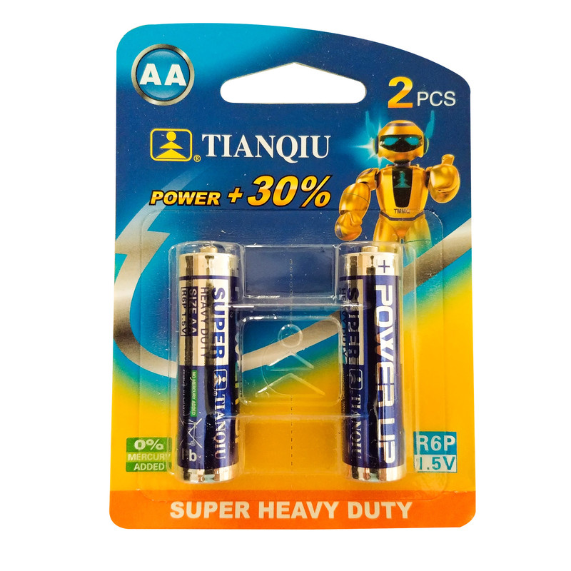 باتری قلمی تی ان کیو مدل Super Heavy Duty بسته دو عددی