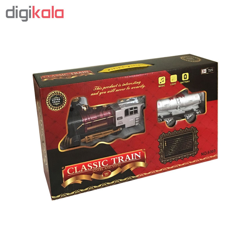 قطار بازی مدل 6303 classic train