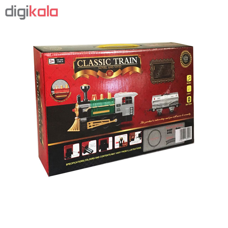 قطار بازی مدل 6303 classic train