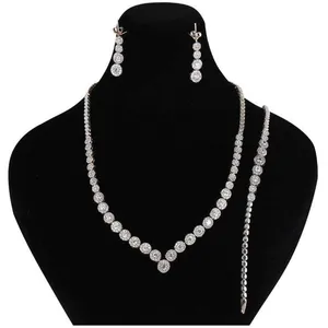 نیم ست نقره زنانه کد 30400