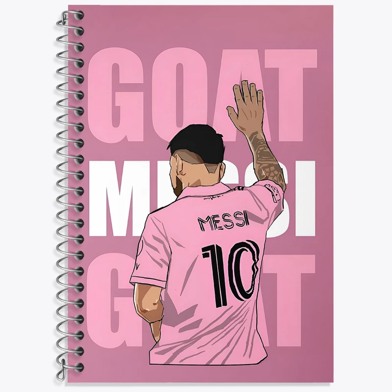 دفتر لغت 50 برگ خندالو طرح لیونل مسی کد N2830