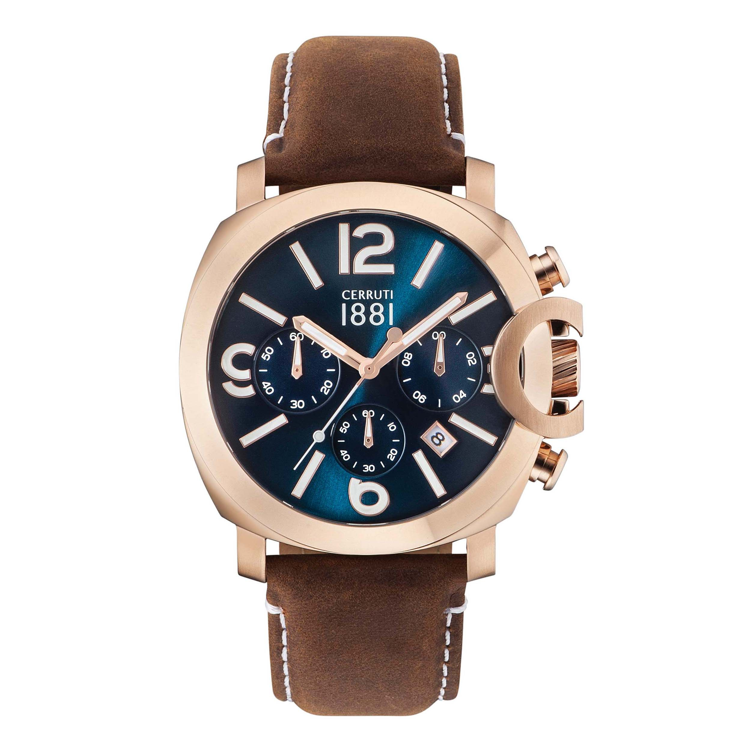 ساعت مچی عقربه ای مردانه چروتی  کد CRA181SR03BR