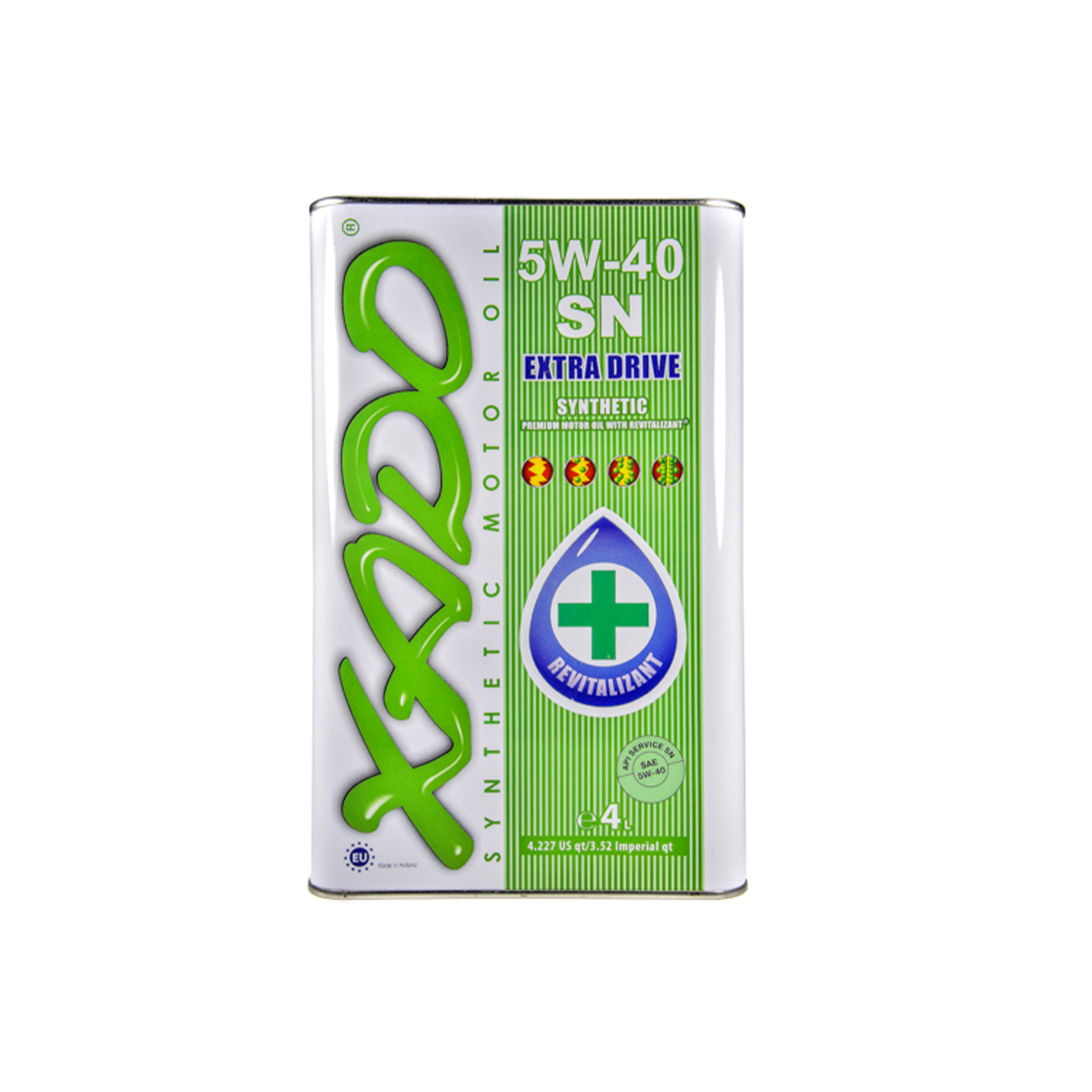 روغن موتور خودرو اکسادو مدل atomic 5-40 SN حجم 4000 میلی لیتر