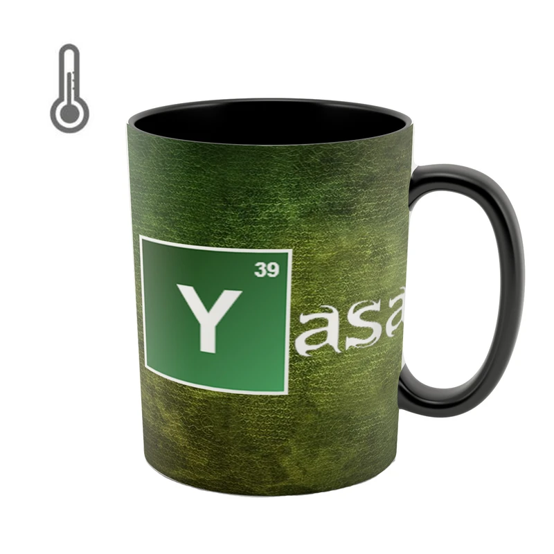 ماگ حرارتی طرح یاسمن مدل مندلیف