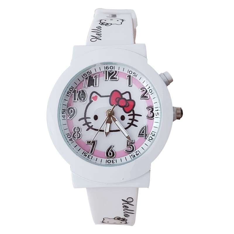 ساعت مچی عقربه ای دخترانه طرح کیتی کد A-CH3