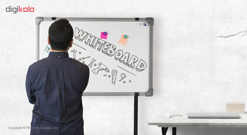 تخته وایت برد آسا برد مدل آلفا سایز 170×90 سانتی متر به همراه پایه نگهدارنده تخته وایت برد آسا برد مدل آلفا سایز 170×90 سانتی متر به همراه پایه نگهدارنده