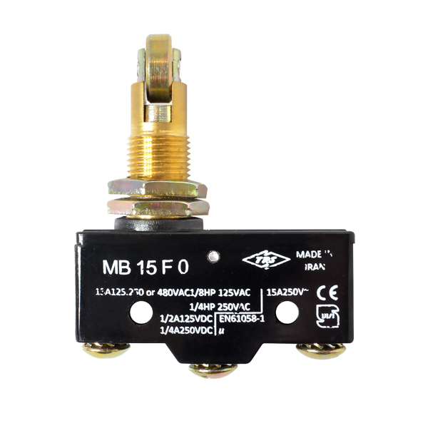 میکروسوئیچ تی آر اس مدل MB-15-F0