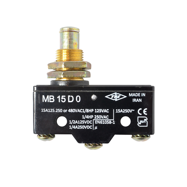 میکروسوئیچ تی آر اس مدل MB-15-D0