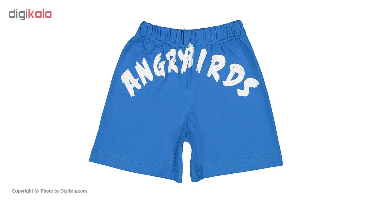 ست تی شرت و شلوارک راحتی پسرانه وستیتی مدل Ma9 - - 24