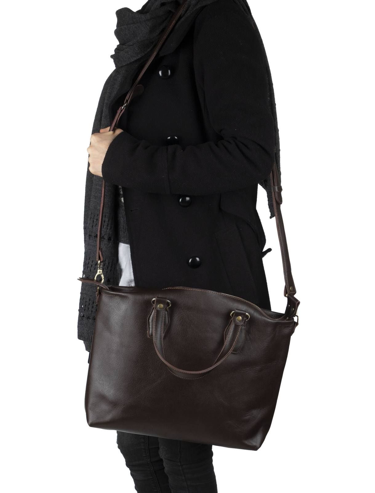 کیف دستی زنانه چرم لانکا مدل 1603117 -  - 7