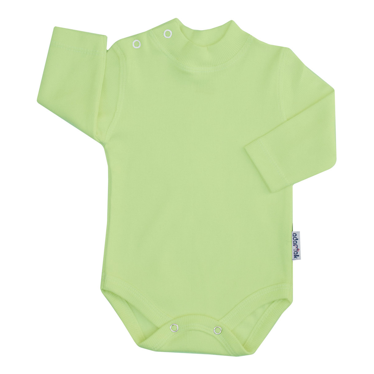 بادی آستین بلند نوزاد آدمک کد 176300 رنگ سبز روشن -  - 1