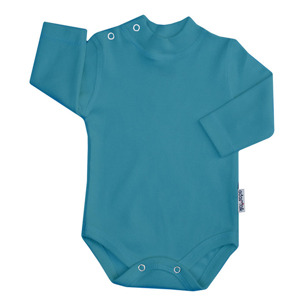 بادی آستین بلند نوزاد آدمک کد 176300 رنگ سبز آبی