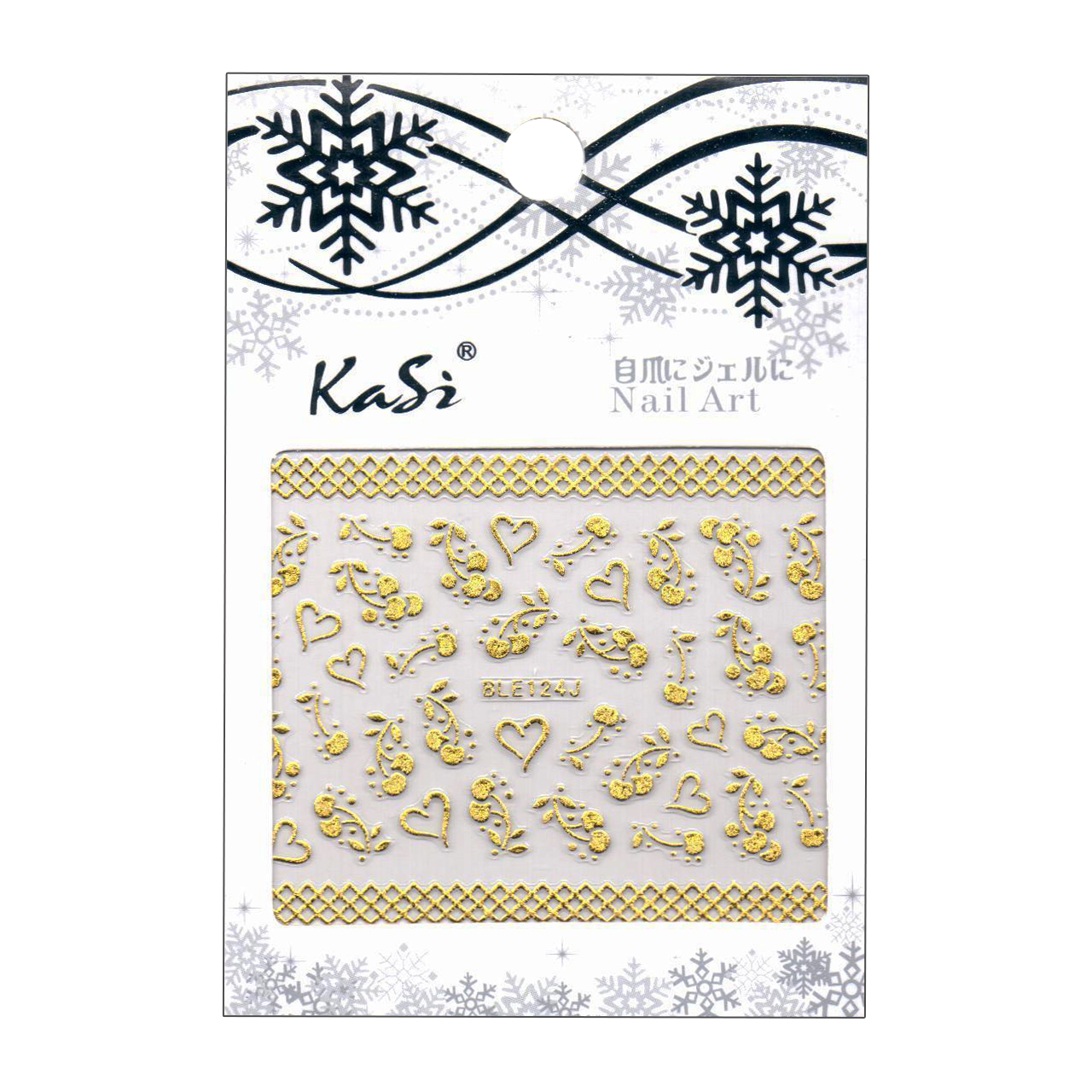استیکر طراحی ناخن مدل BLE124J