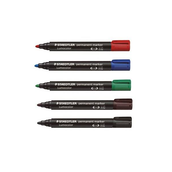ماژیک استدلر مدل Lumocolor Permanent کد 352-5 بسته 5 عددی