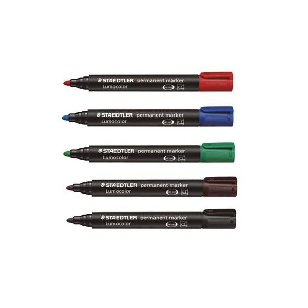 ماژیک استدلر مدل Lumocolor Permanent کد 352-5 بسته 5 عددی