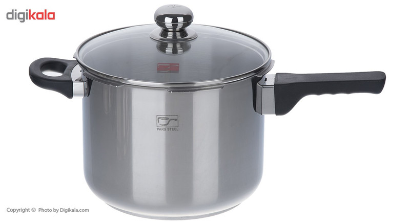 زودپز دوقلو پارس استیل مدل کف سه لایه گنجایش 4.5 و 6  ليتر