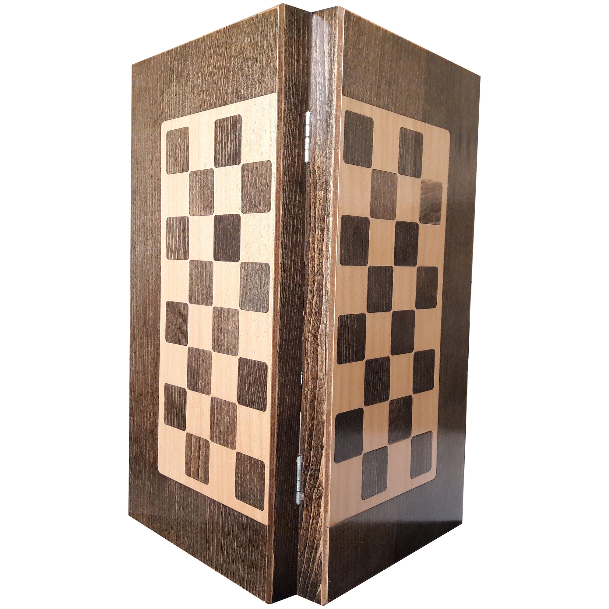  صفحه شطرنج معرق کاری مدل الماس کد DLL25-BRWN-SML