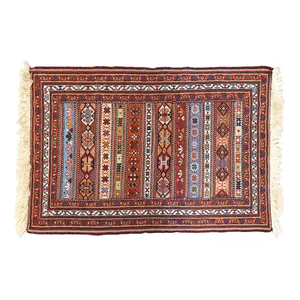 گلیم دستبافت نیم متری طرح محرمات کد 40005-5