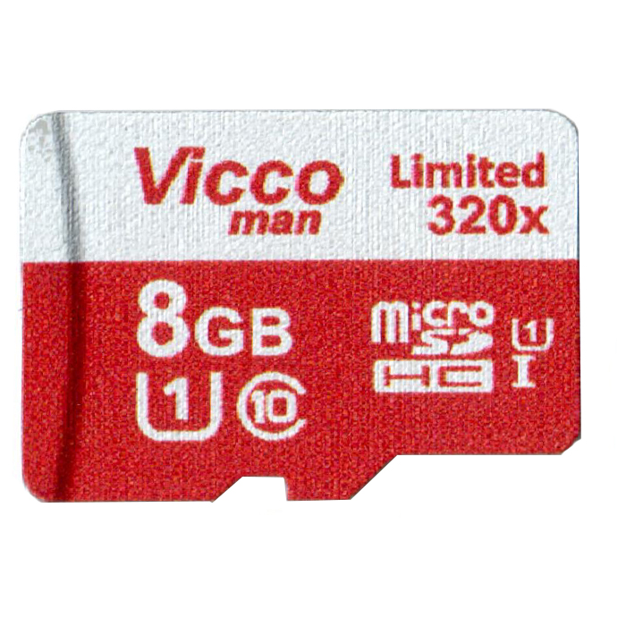 کارت حافظه microSDHC ویکو من مدل Final 320x کلاس 10 استاندارد UHS-I U3 سرعت 48MBps ظرفیت 8 گیگابایت