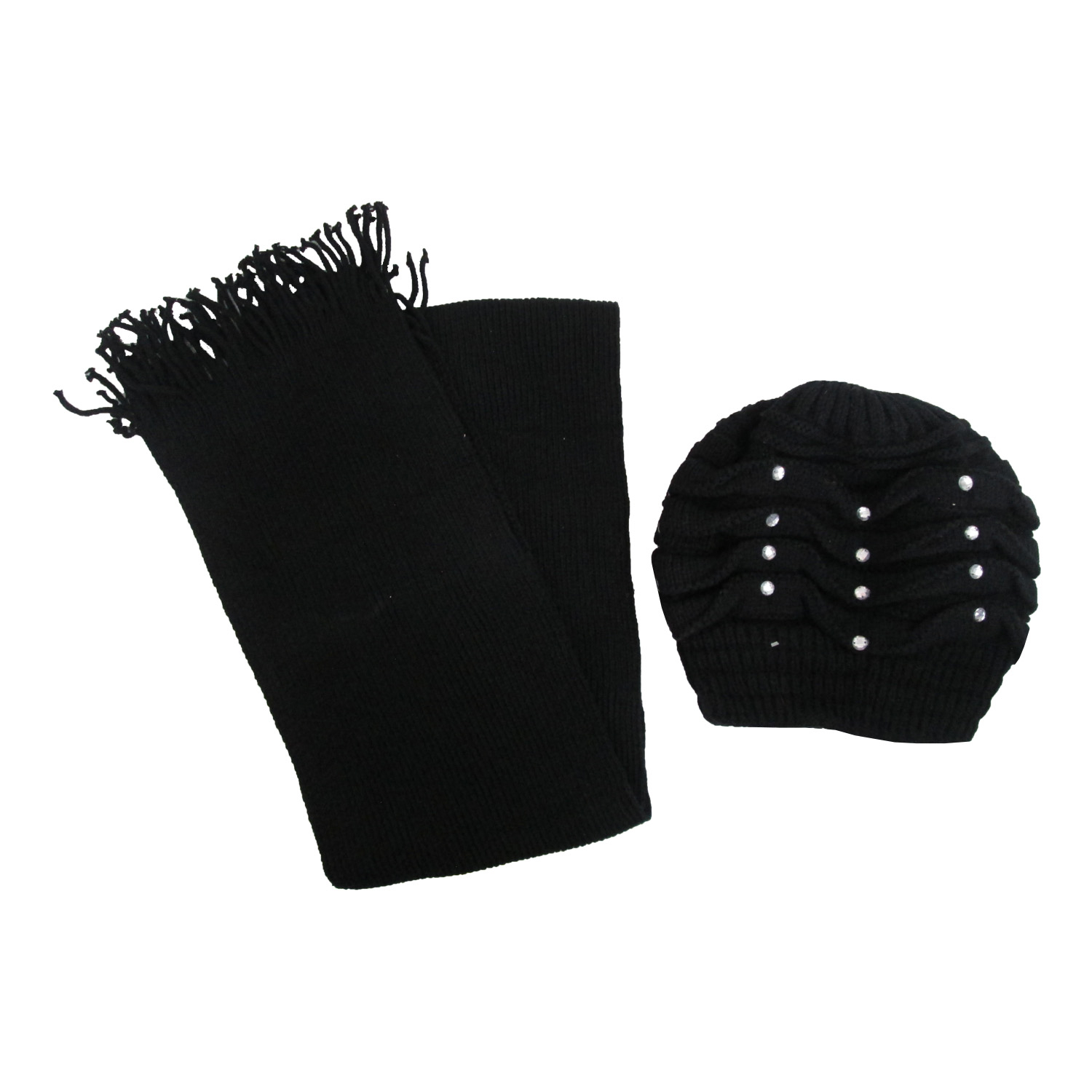 ست کلاه و شال گردن دخترانه کد NEG-20522