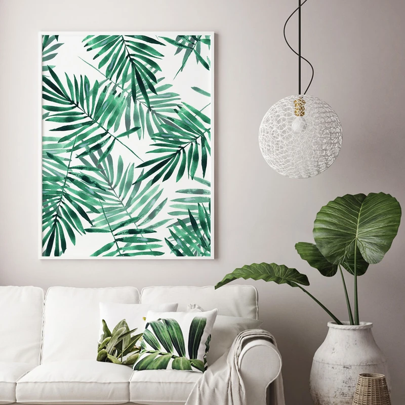 تابلو سالی وود طرح برگ نخل مدل T130112