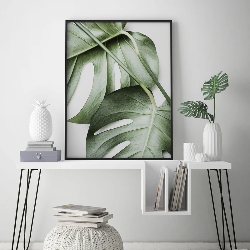 تابلو سالی وود طرح برگ های استوایی مدل T130146