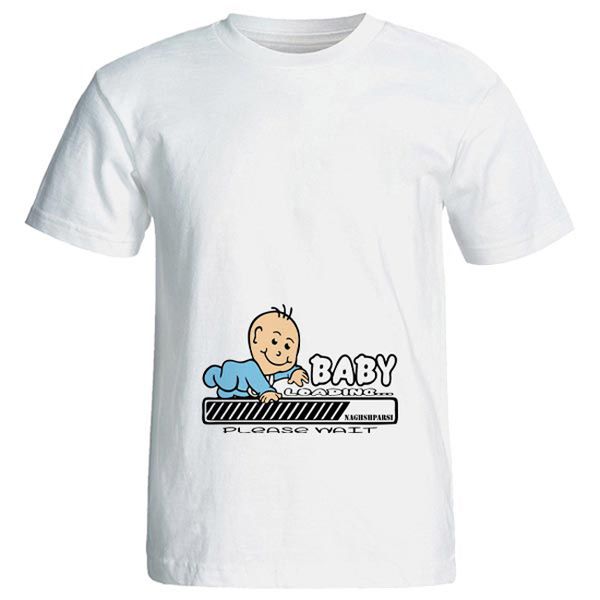تی شرت بارداری طرح baby کد 3972 تی شرت بارداری طرح baby کد 3972