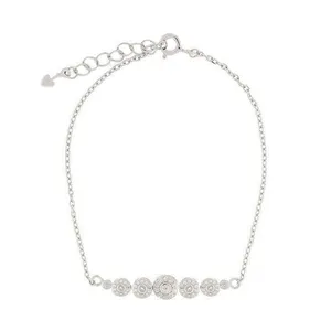 دستبند نقره زنانه کد p85