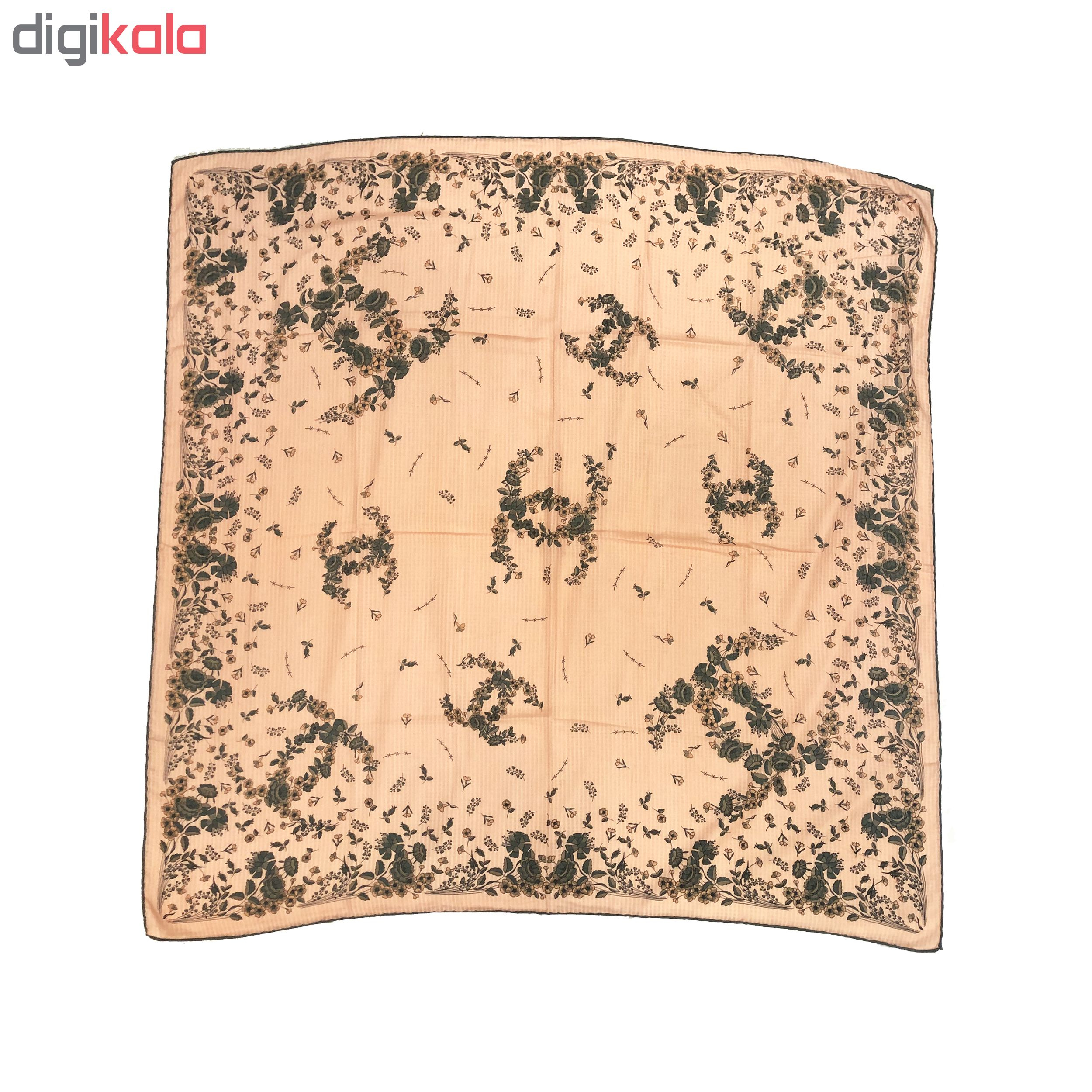 روسری زنانه طرح گل ریز کد CH2154