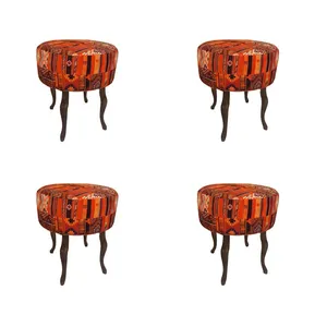 پاف طرح سنتی مدل  RS-1012 بسته 4 عددی