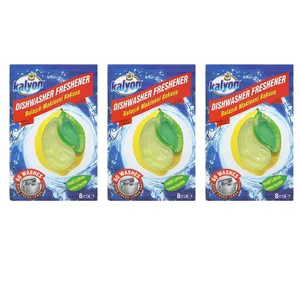 خوشبو کننده ماشین ظرفشویی کالیون مدل Fresh Lemon بسته 3 عددی