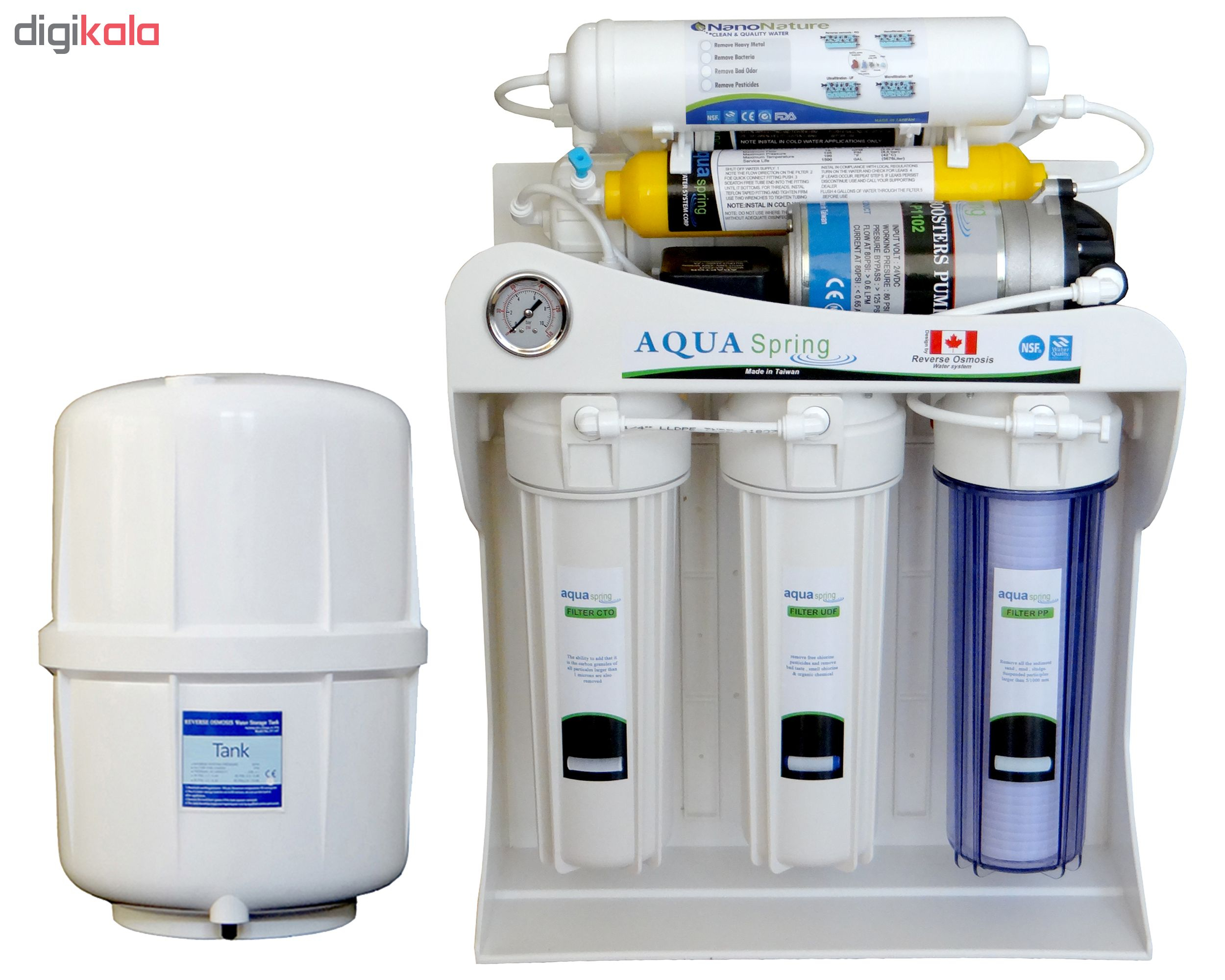 دستگاه تصفیه کننده آب آکوآ اسپرینگ مدل AQ-SF2000