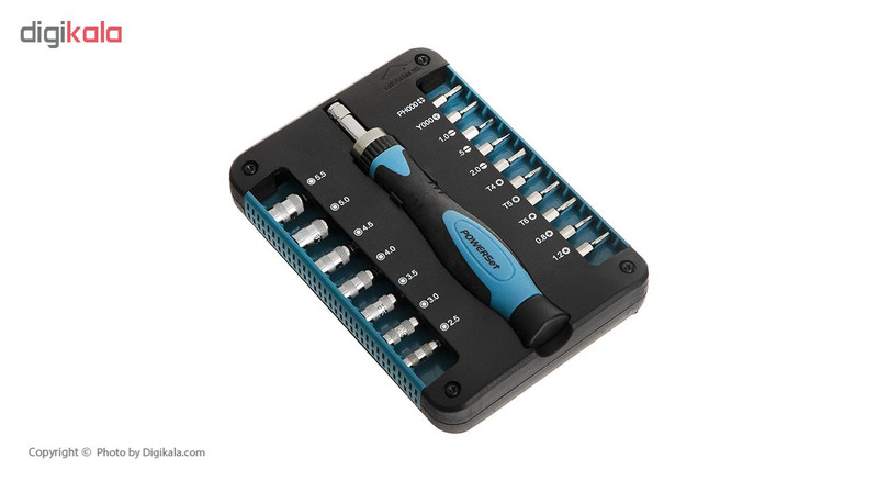 مجموعه 18 عددی پیچ گوشتی و سری پیچ گوشتی پاورست مدل TH1018 مجموعه 18 عددی پیچ گوشتی و سری پیچ گوشتی پاورست مدل TH1018