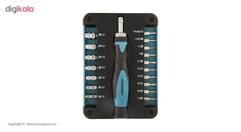 مجموعه 18 عددی پیچ گوشتی و سری پیچ گوشتی پاورست مدل TH1018 مجموعه 18 عددی پیچ گوشتی و سری پیچ گوشتی پاورست مدل TH1018