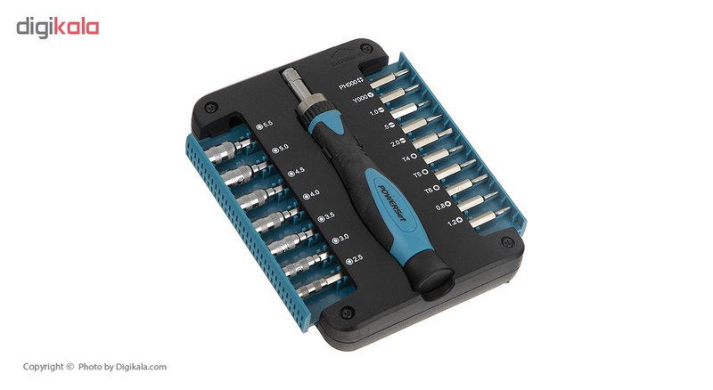 مجموعه 18 عددی پیچ گوشتی و سری پیچ گوشتی پاورست مدل TH1018 مجموعه 18 عددی پیچ گوشتی و سری پیچ گوشتی پاورست مدل TH1018