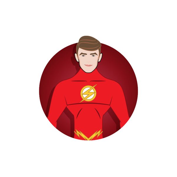 استیکر لپ تاپ طرح Flash Dc Comics کد STL931 استیکر لپ تاپ طرح Flash Dc Comics کد STL931