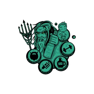 استیکر لپ تاپ طرح Aquaman Dc Comics کد STL949